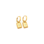 Amber Gold Earrings