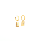 Amber Gold Earrings