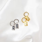 Amber Silver Earrings