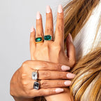 Aurora Gold Emerald Ring