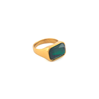 Aurora Gold Emerald Ring