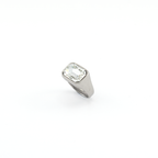 Aurora Silver White Ring