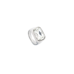 Aurora Silver White Ring