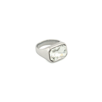 Aurora Silver White Ring