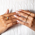 Elegant Gold-plated ring band