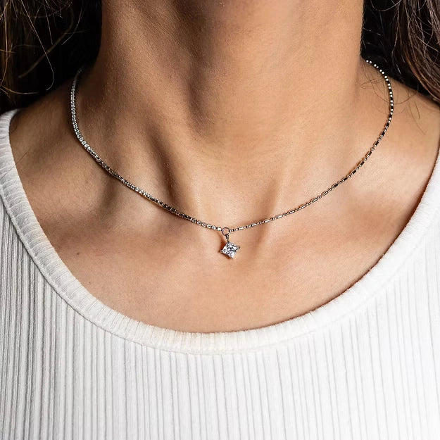 Chloe Silver Necklace