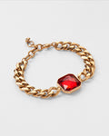 Cynthia Gold Red Bracelet