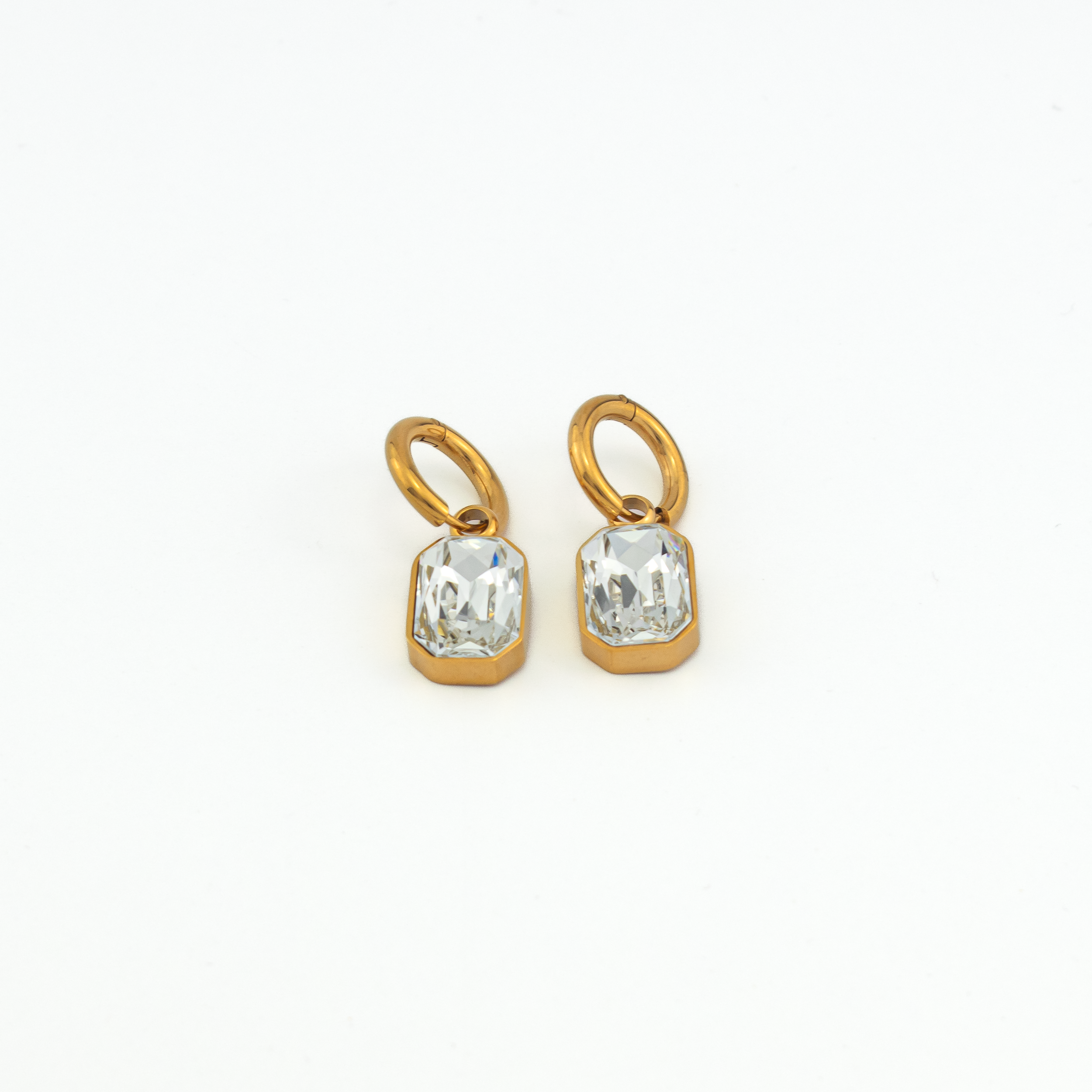 Julia White Gold Earrings