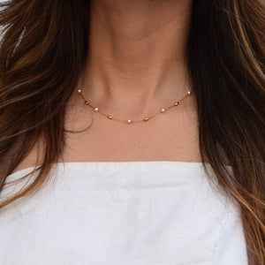 Shia Gold Beads Necklace