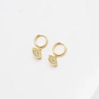 Daisy Gold Eye Earrings