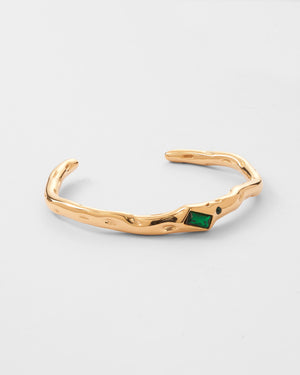 Gemini Gold Emerld Bracelet