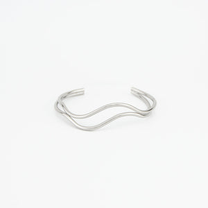 Hannah Silver Double Layered Bracelet