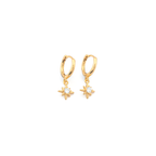 Hope Gold Star Earrings