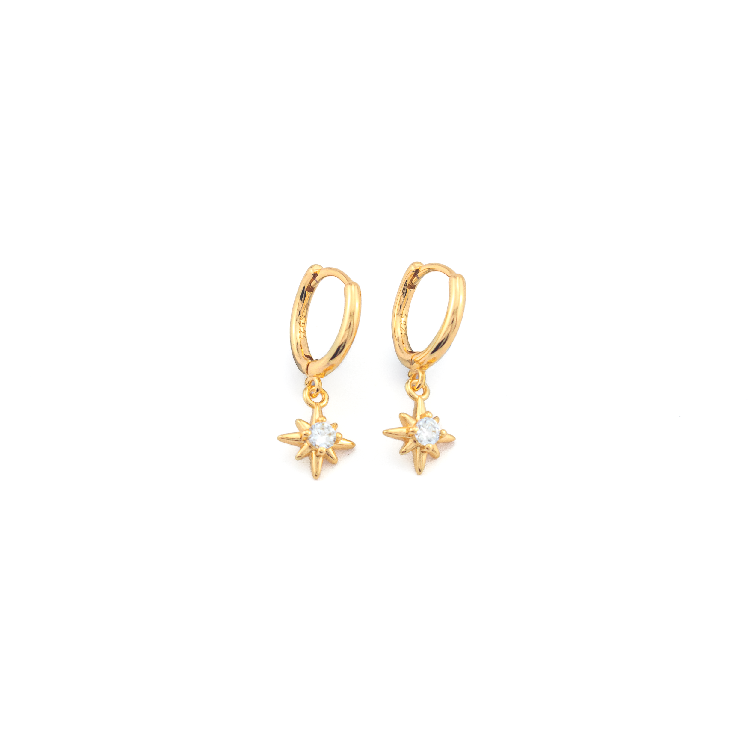 Hope Gold Star Earrings