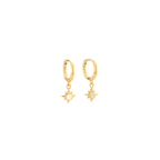 Hope Gold Star Earrings