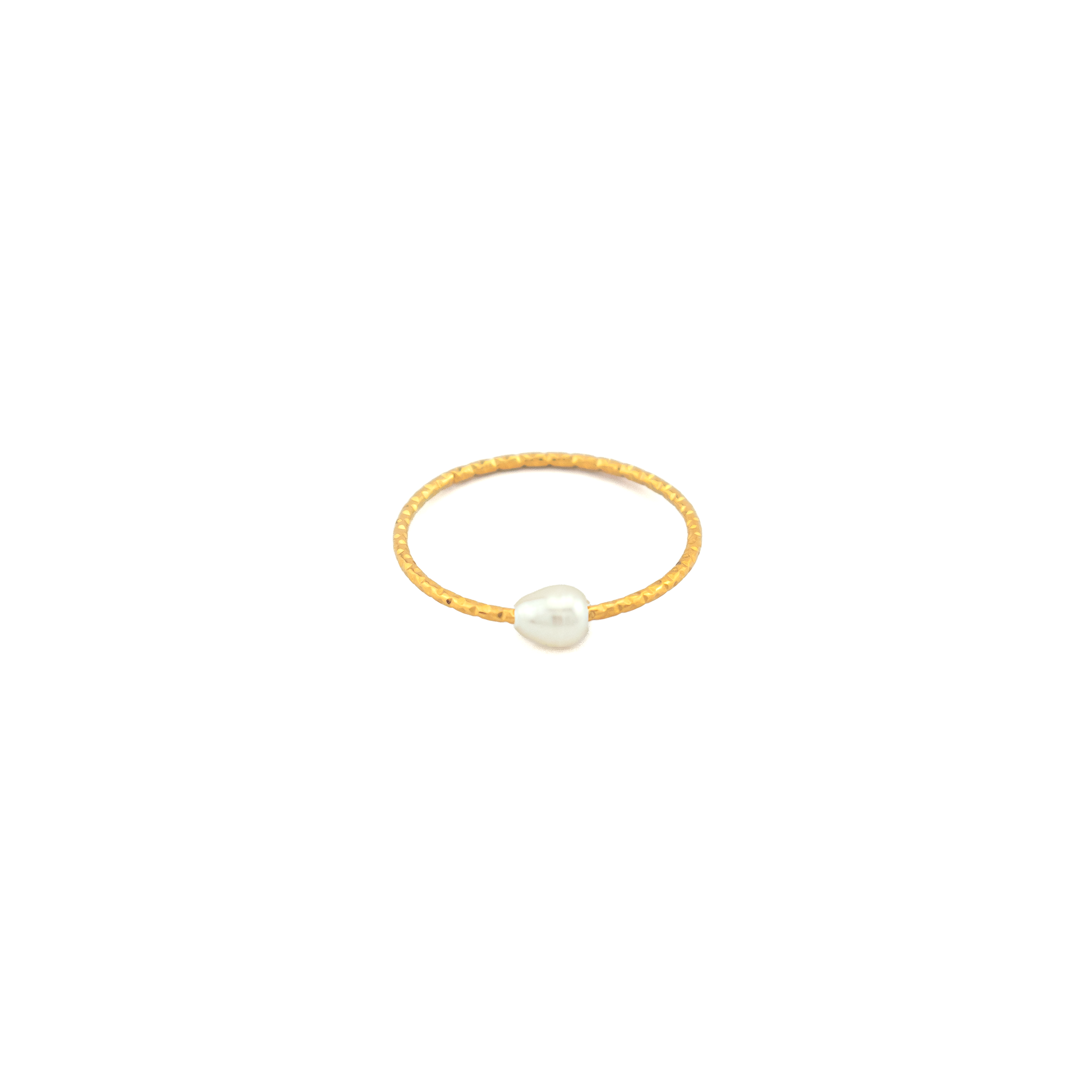 Illana Gold Pearl Ring