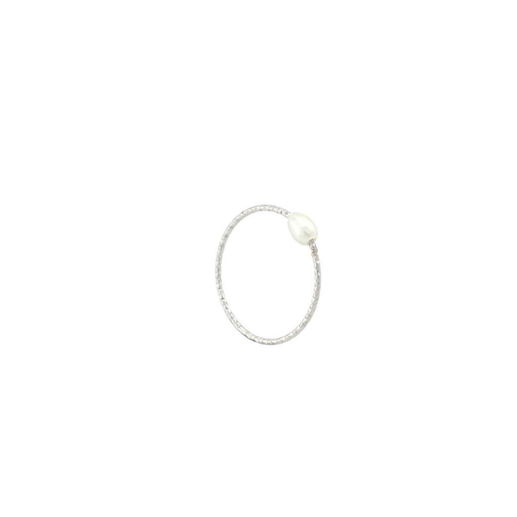 Illana Silver Pearl Ring