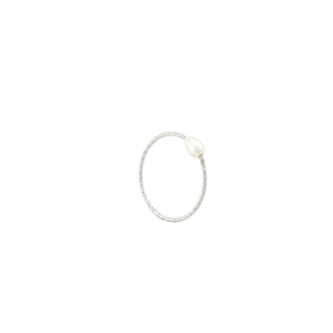 Illana Silver Pearl Ring