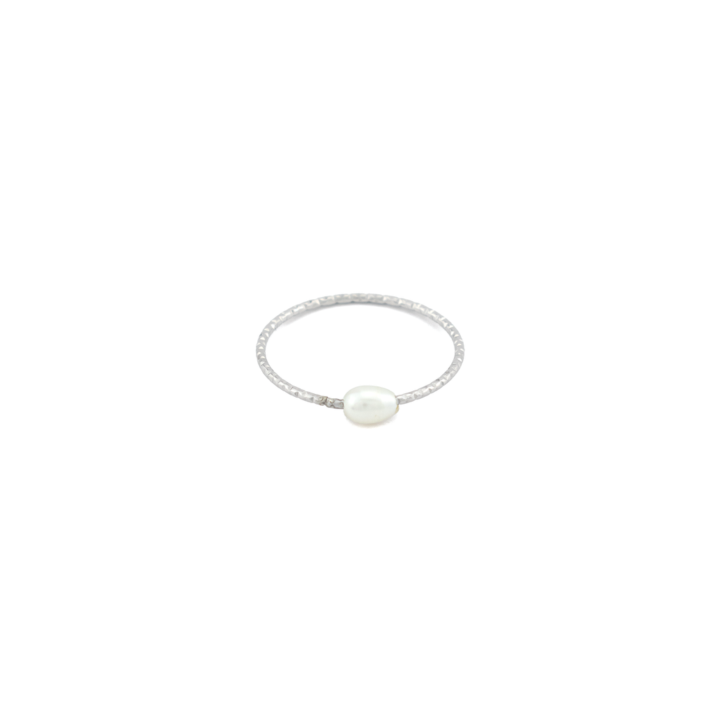 Illana Silver Pearl Ring