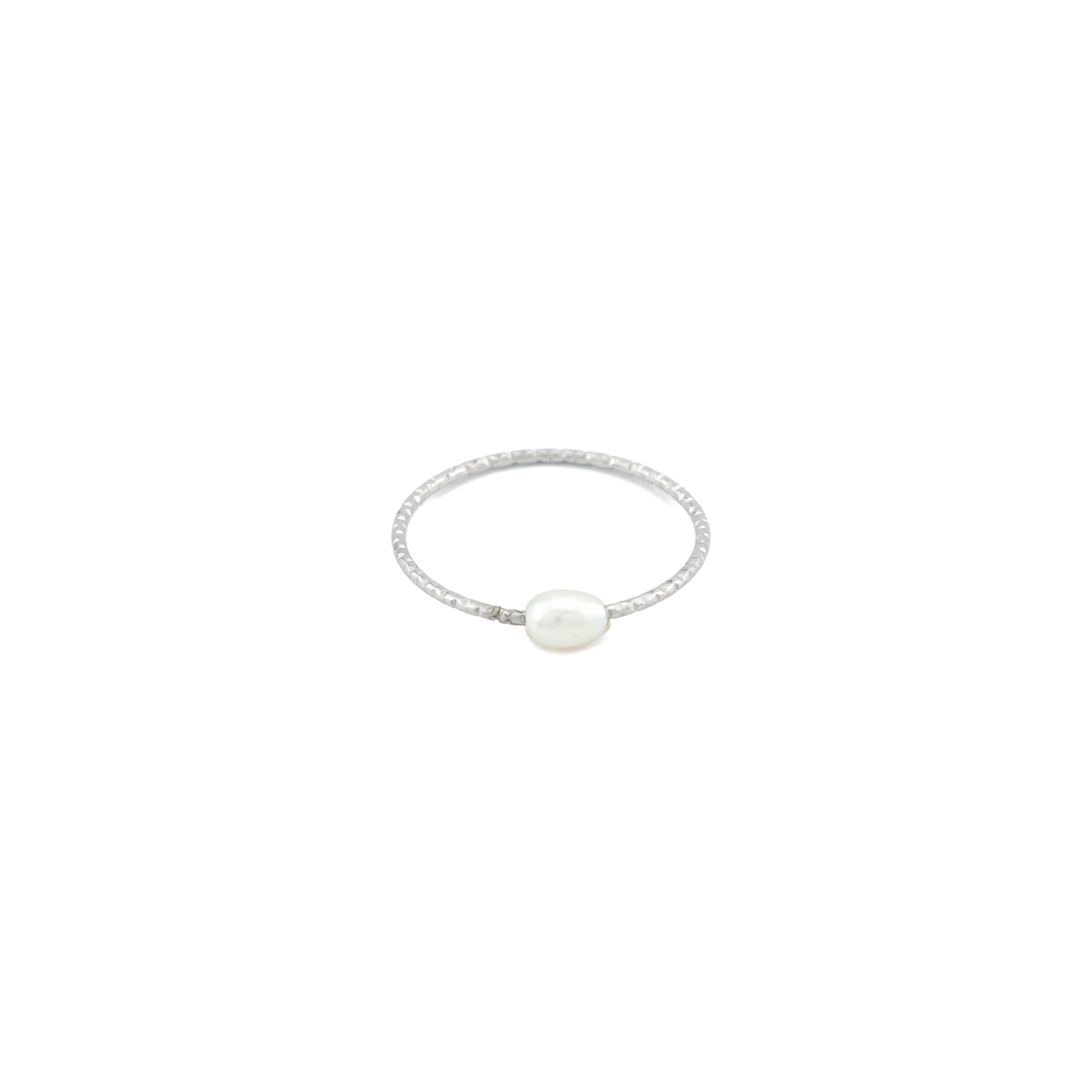 Illana Silver Pearl Ring