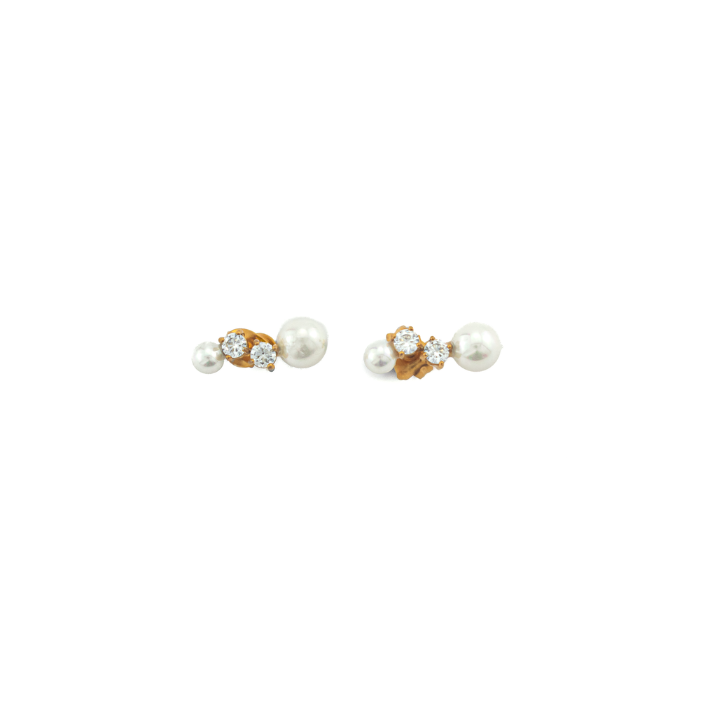 Isla Gold Pearl Earrings