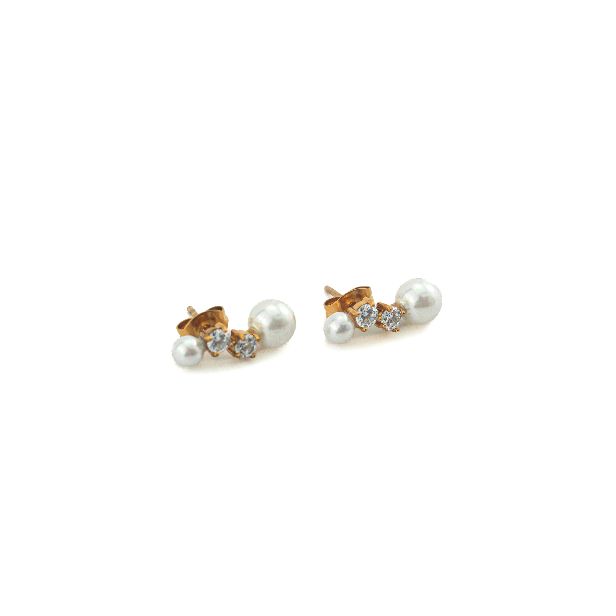 Isla Gold Pearl Earrings