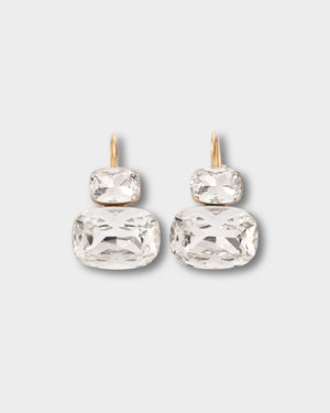 Jazmin White Earrings