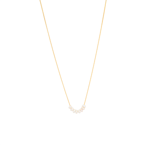 Judie Gold Pearl Beads Necklace