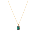Julia Emerald Gold Necklace