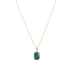 Julia Emerald Gold Necklace