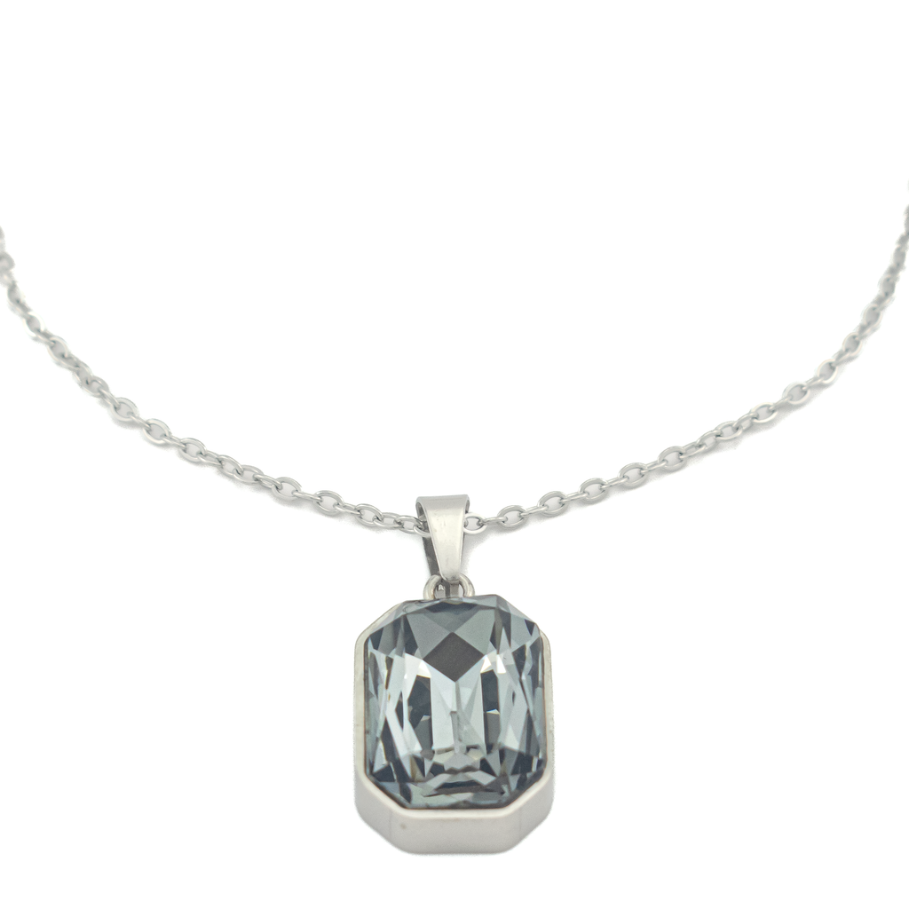 Julia Grey Silver Necklace