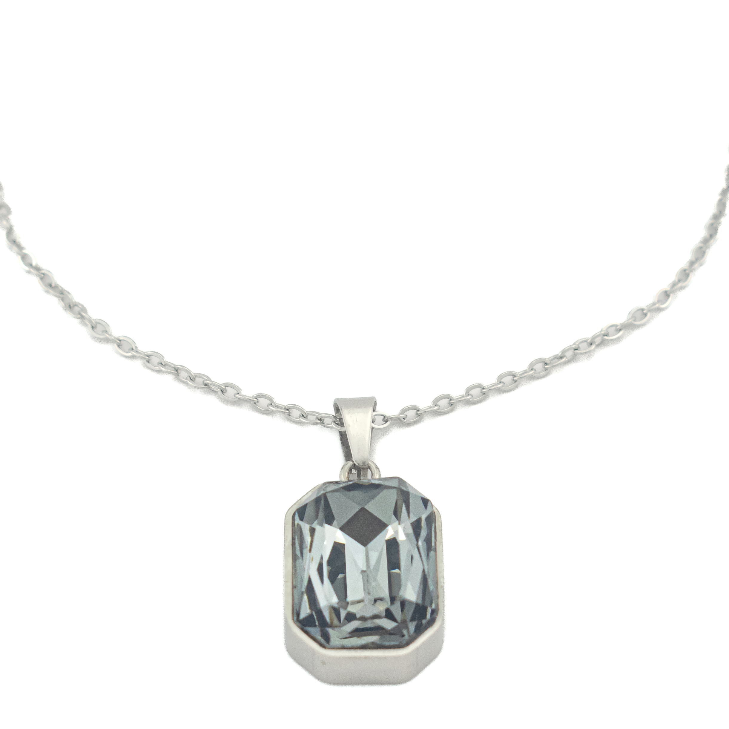 Julia Grey Silver Necklace