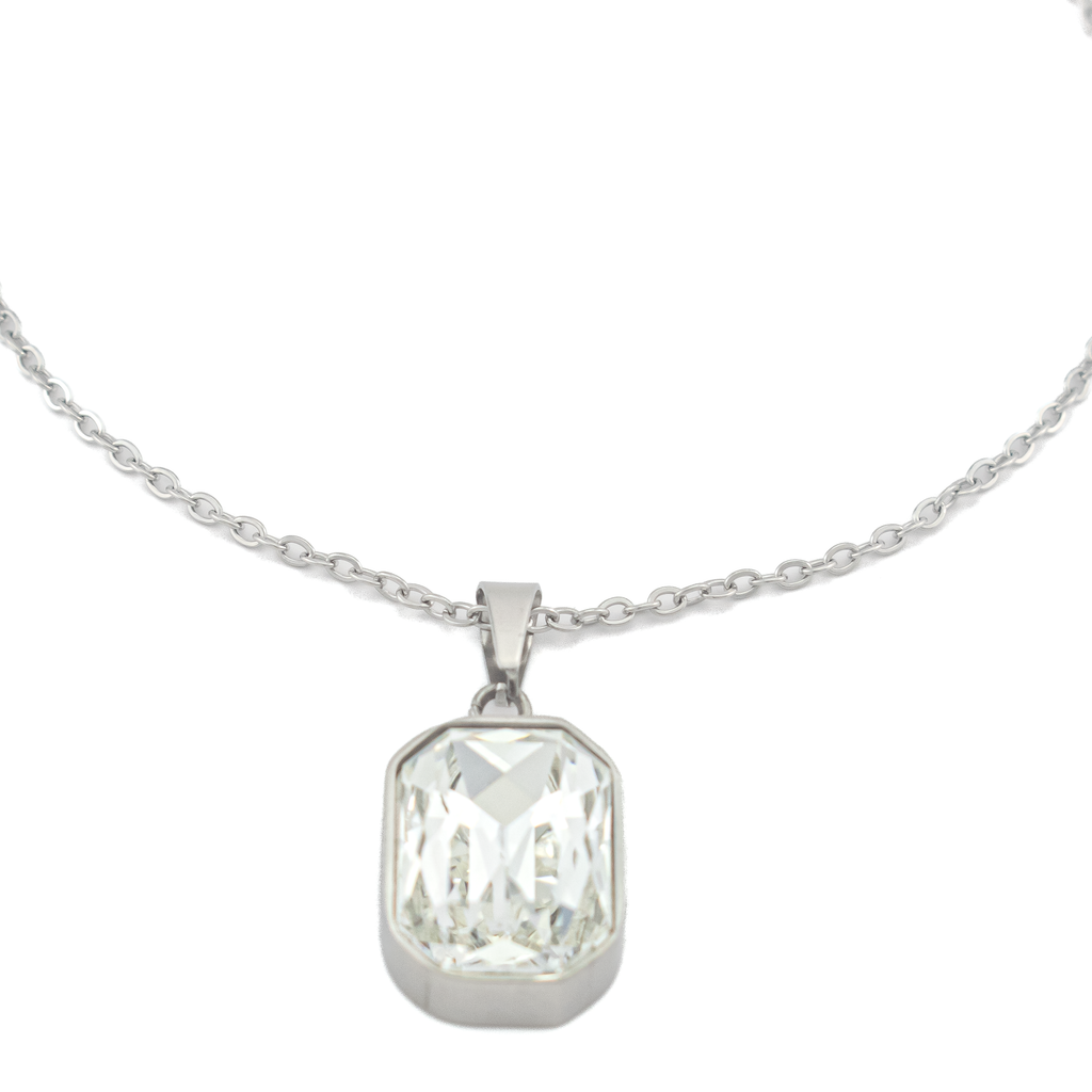 Julia White Silver Necklace