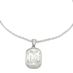 Julia White Silver Necklace