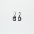 Julia Grey Silver Earrings