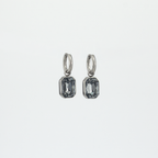 Julia Grey Silver Earrings