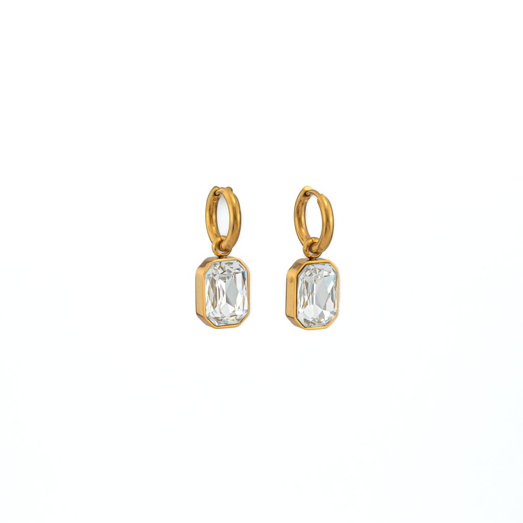 Julia White Gold Earrings