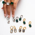 Julia White Gold Earrings