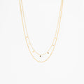 Layla Gold Double layered Necklace