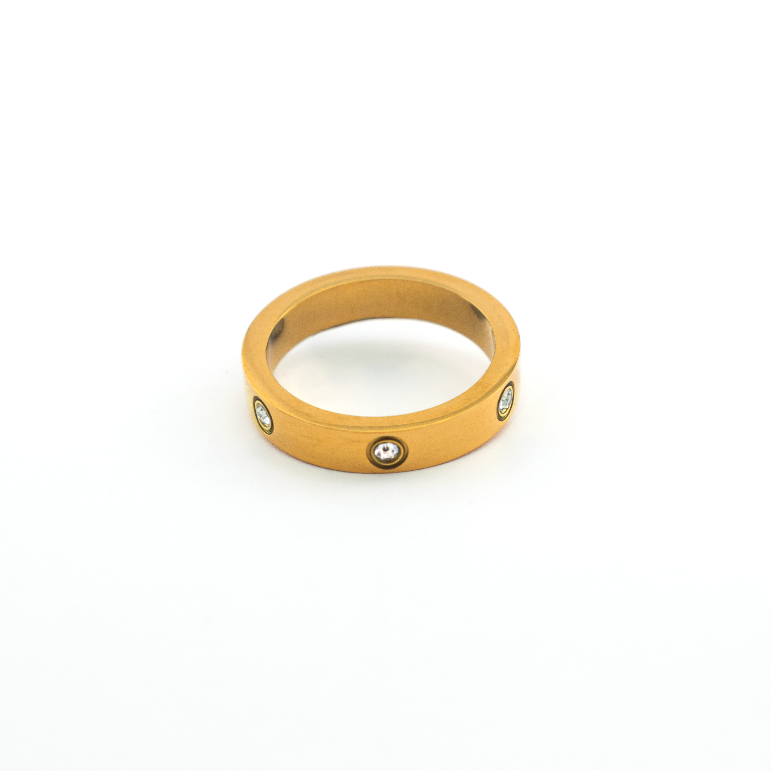 Love Band Gold Ring