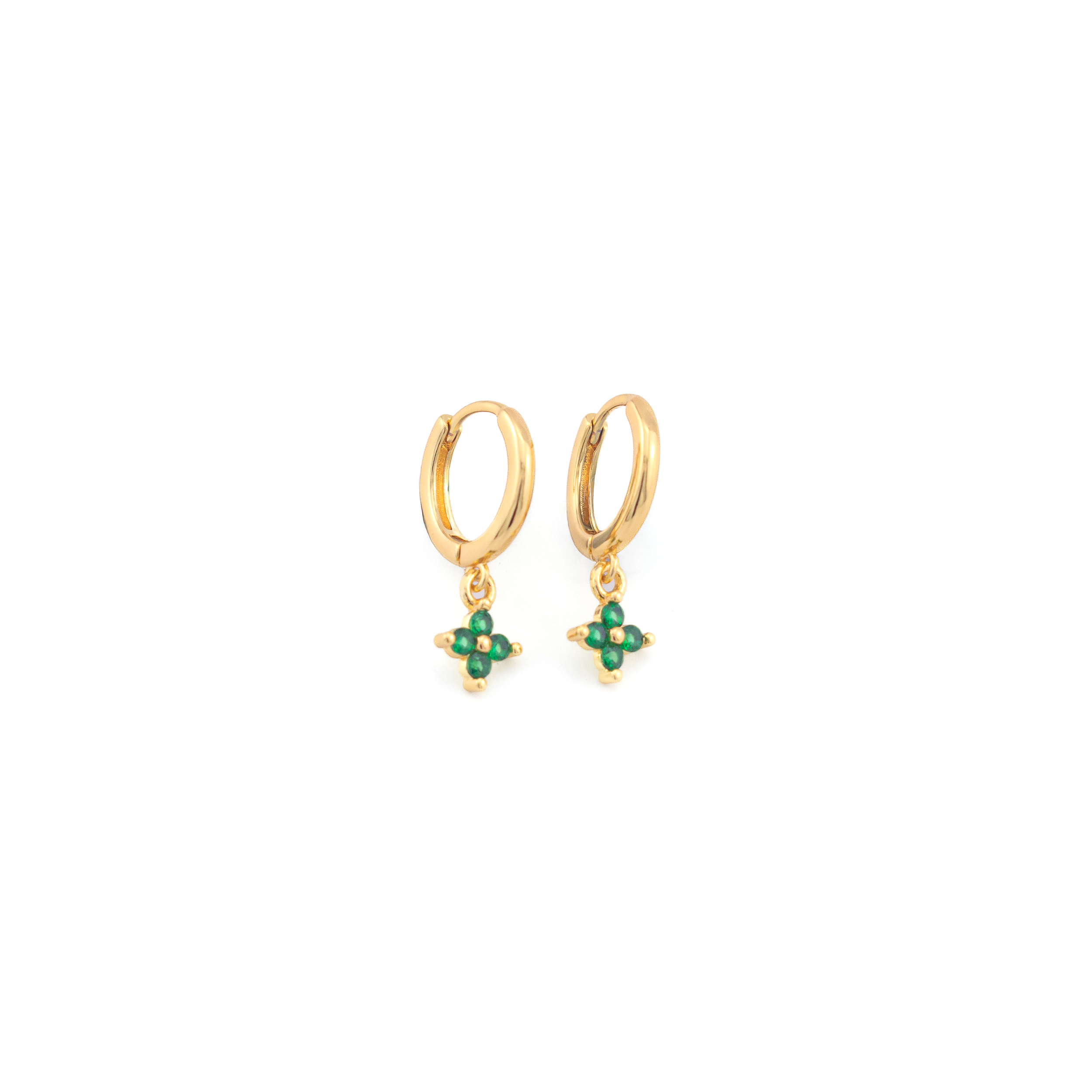 Octavia Gold Turquoise Earrings