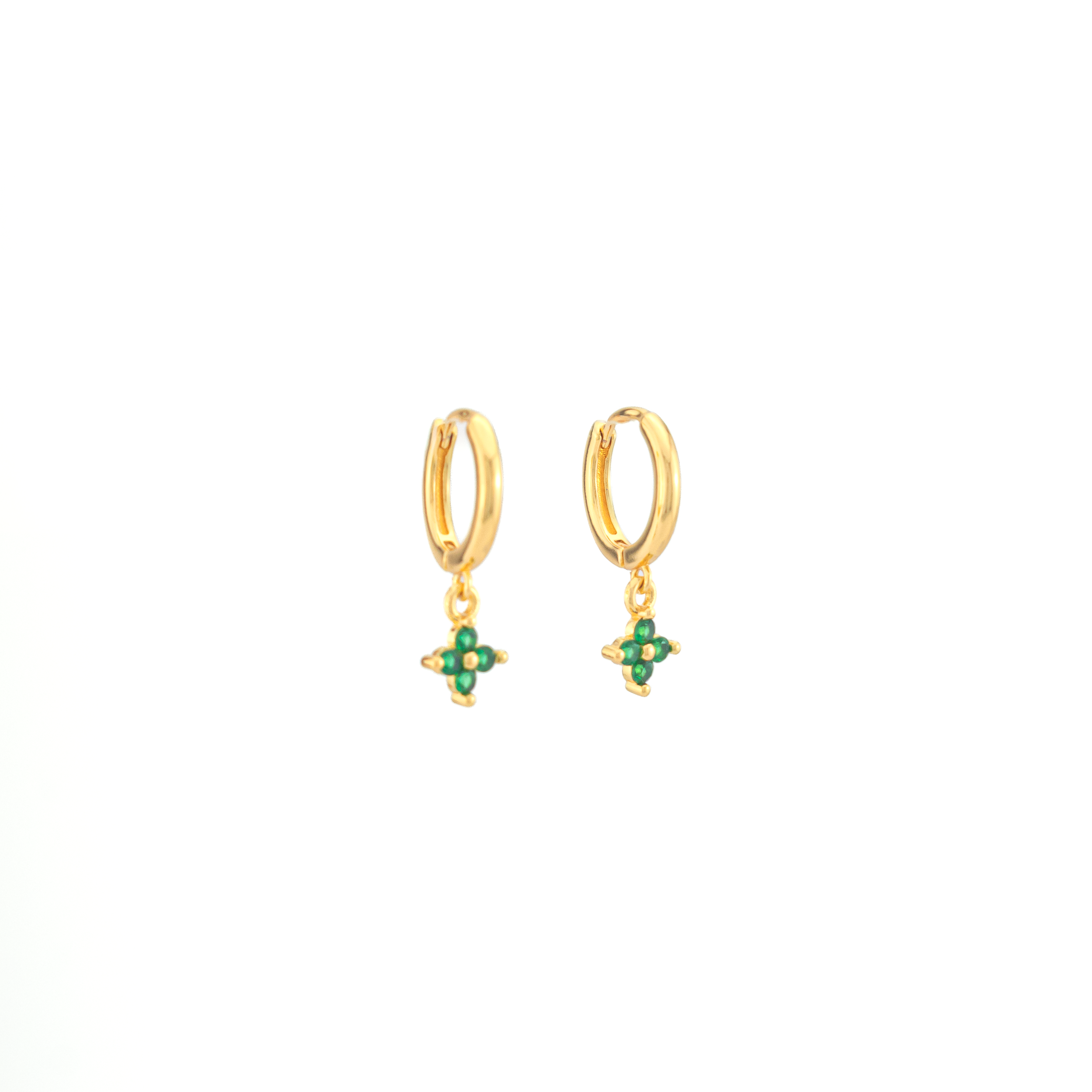Octavia Gold Turquoise Earrings