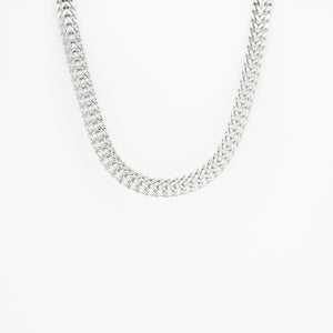 Sasha Silver Thick Necklace
