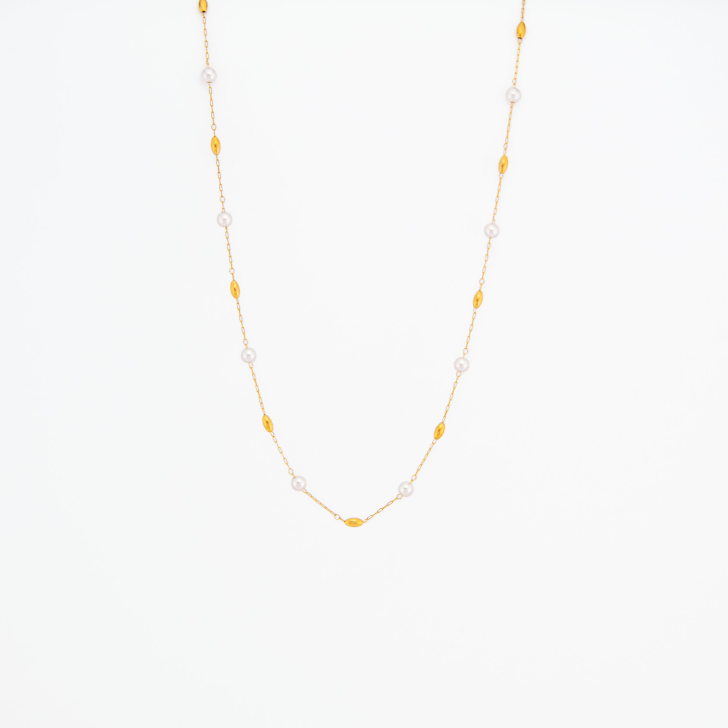 Shia Gold Beads Necklace
