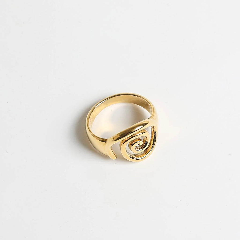 Spiral Gold Ring