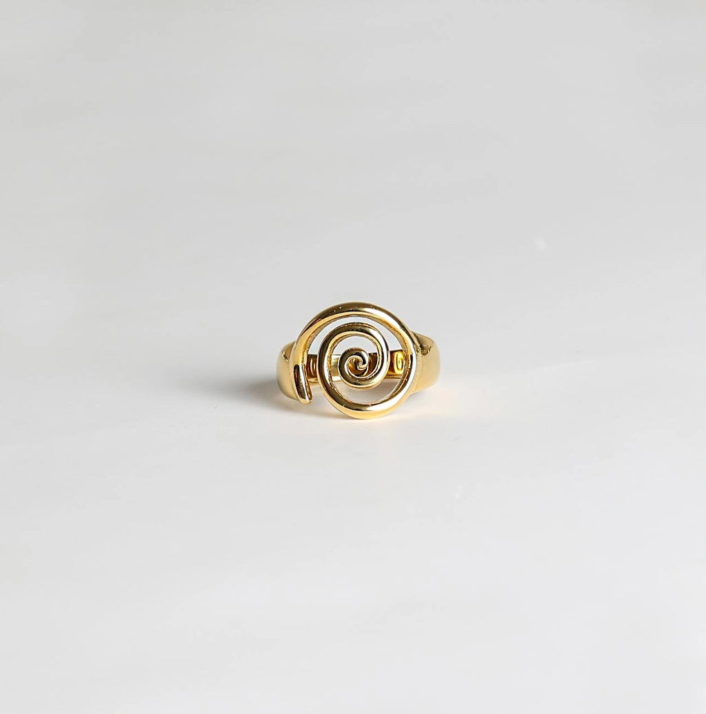 Spiral Gold Ring