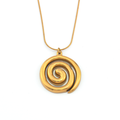 Spiral Gold Necklace