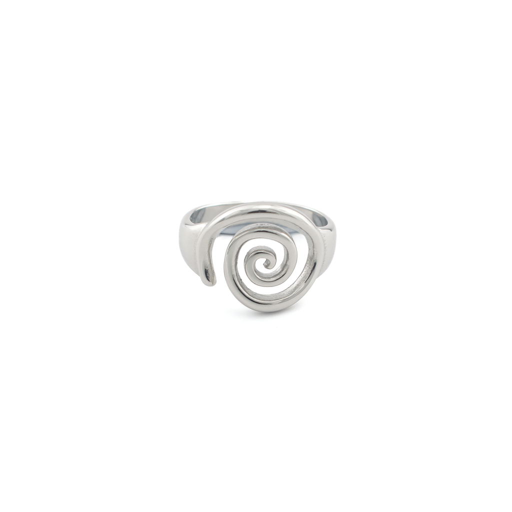 Spiral Silver Ring