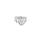 Spiral Silver Ring