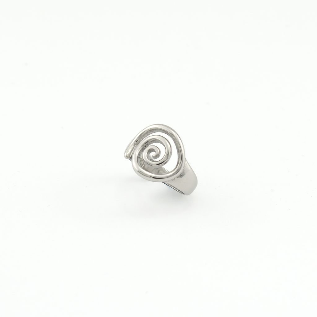 Spiral Silver Ring